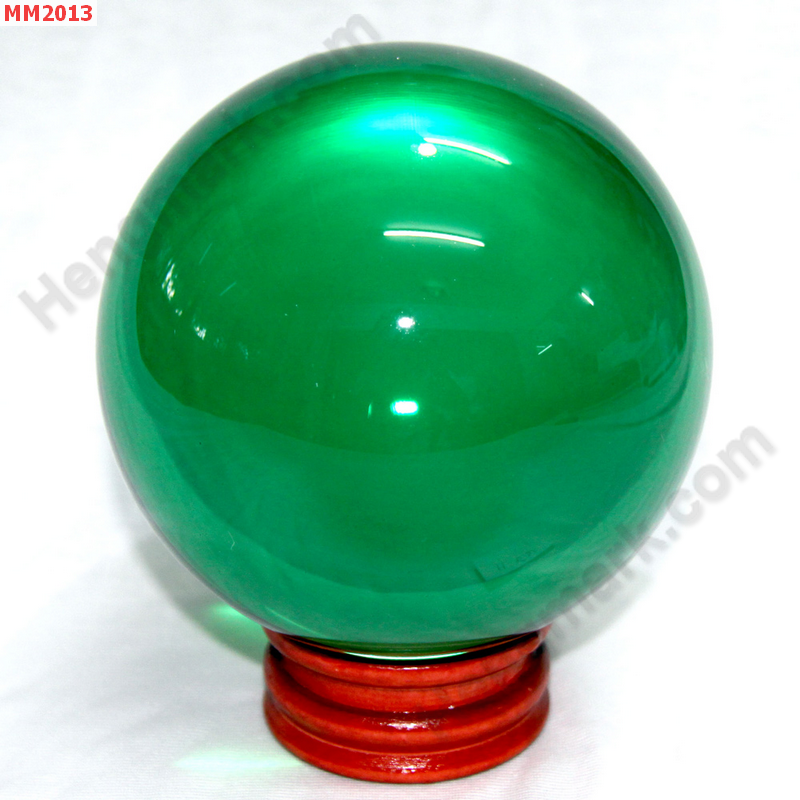 MM2013 ลูกแก้วใส สีเขียว (110mm) ราคา 1000 บาท http://hengmark.com/view_product/MM2013.htm