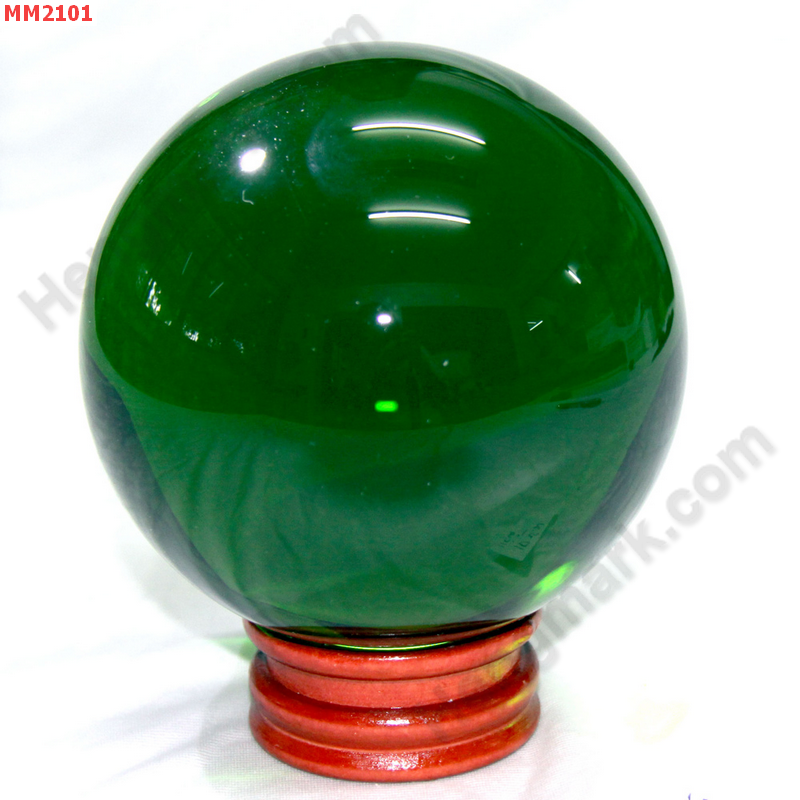 MM2101 ลูกแก้วสีเขียว (100mm)(W) ราคา 1400 บาท http://hengmark.com/view_product/MM2101.htm