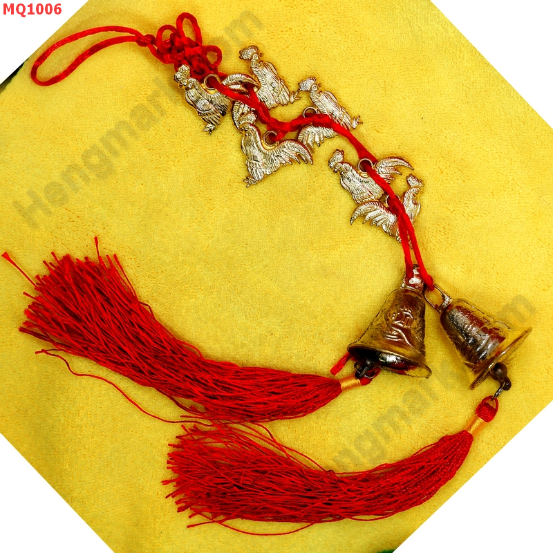 MQ1006 กระดิ่งทองเหลือง รูปไก่คู่ ราคา 199 บาท http://hengmark.com/view_product/MQ1006.htm