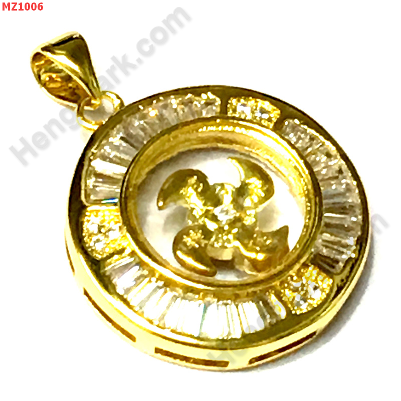 MZ1006 จี้กังหันสีทอง ฝังพลอย ราคา 559 บาท http://hengmark.com/view_product/MZ1006.htm