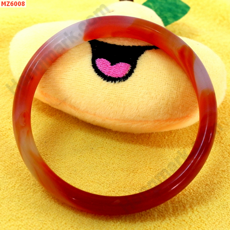 MZ6008 กำไลหิน สีแดงลาย ราคา 199 บาท http://hengmark.com/view_product/MZ6008.htm