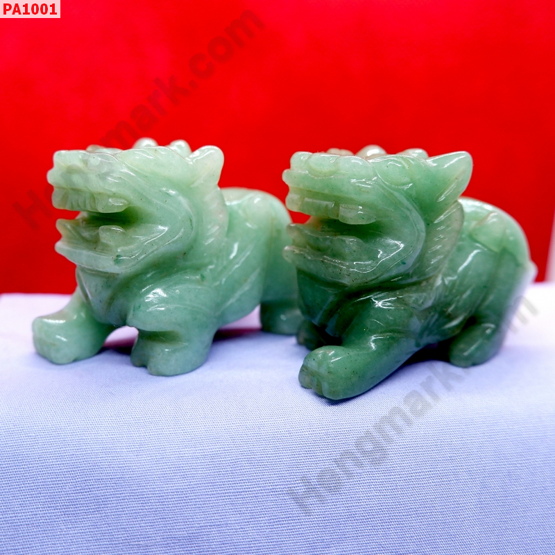 PA1001 ปี่เซียะหยกคู่ตั้งโต๊ะ ราคา 1500 บาท http://hengmark.com/view_product/PA1001.htm