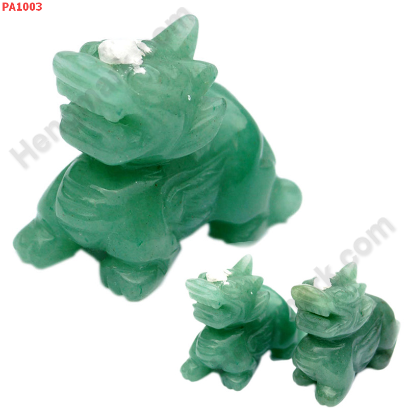 PA1003 ปี่เซียะหยกคู่ตั้งโต๊ะ ราคา 1500 บาท http://hengmark.com/view_product/PA1003.htm