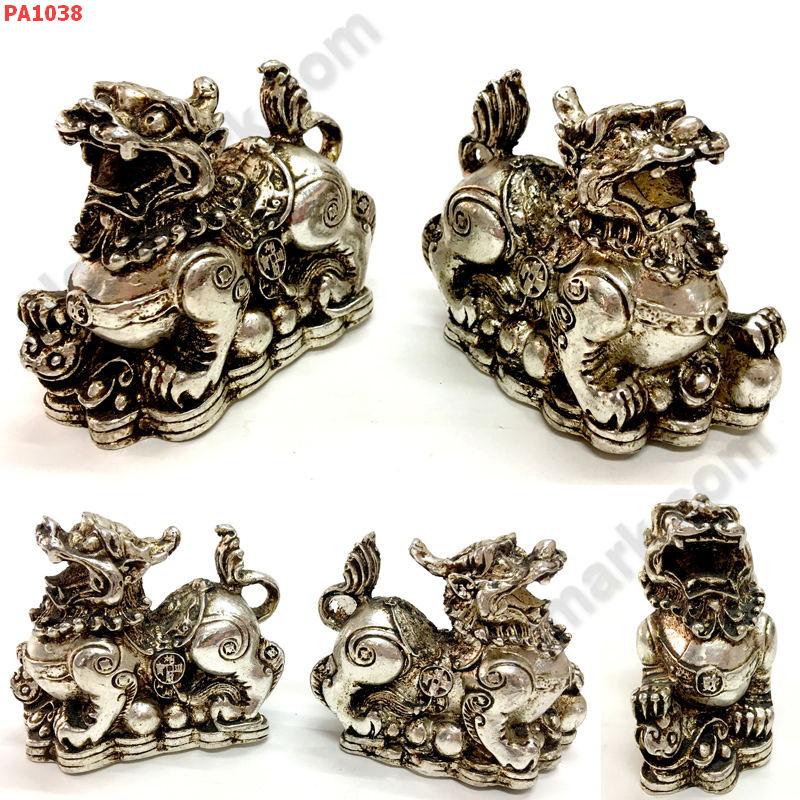PA1038 ปี่เซียะคู่ตั้งโต๊ะ โลหะสีเงิน ราคา 1999 บาท http://hengmark.com/view_product/PA1038.htm
