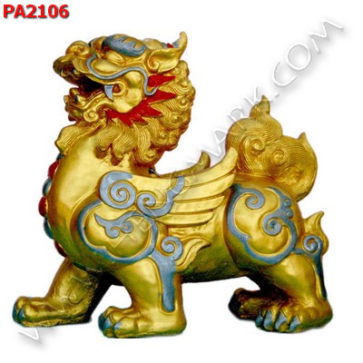 PA2106 ปี่เซียะคู่ตั้งโต๊ะ เนื้อทรายอัด ราคา 3200 บาท http://hengmark.com/view_product/PA2106.htm