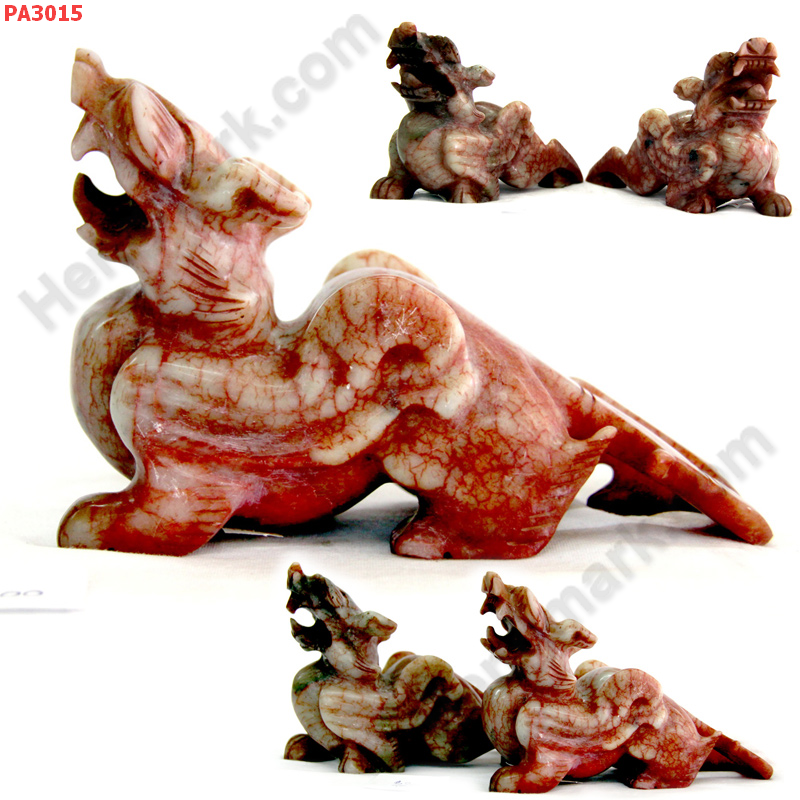 PA3015 ปี่เซียะหิน ปีก 3 ชั้น คู่ตั้งโต๊ะ ราคา 3200 บาท http://hengmark.com/view_product/PA3015.htm