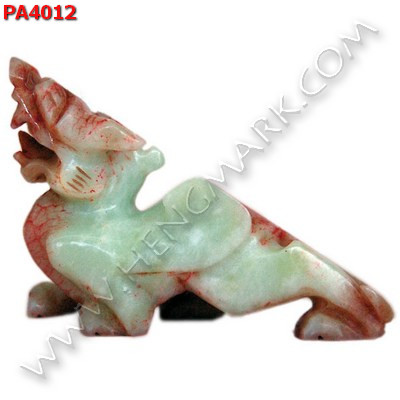 PA4012 ปี่เซียะคู่ตั้งโต๊ะ เนื้อหินหยก ราคา 3500 บาท http://hengmark.com/view_product/PA4012.htm