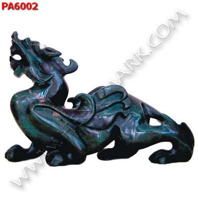 PA6002 ปี่เซียะคู่ตั้งโต๊ะ หินสีเขียว ราคา 7900 บาท http://hengmark.com/view_product/PA6002.htm