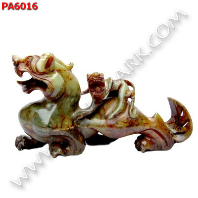 PA6016 ปี่เซียะหยกแม่ลูกตั้งโต๊ะ ราคา 8900 บาท http://hengmark.com/view_product/PA6016.htm