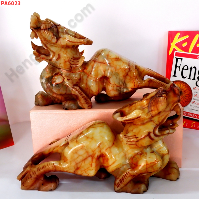PA6023 ปี่เซียะคู่ตั้งโต๊ะ ไม่มีปีก ราคา 7900 บาท http://hengmark.com/view_product/PA6023.htm