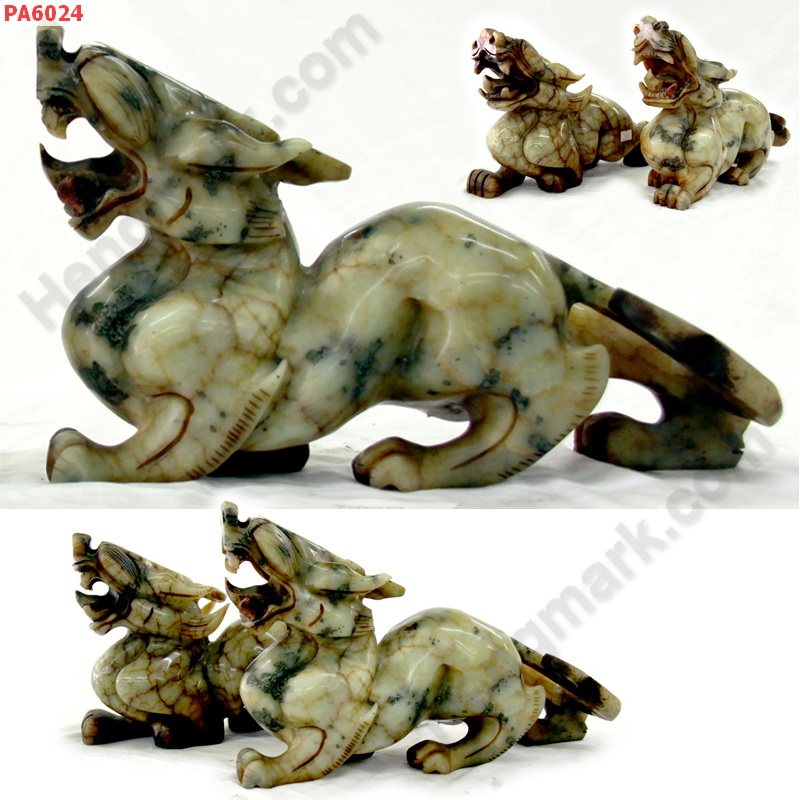 PA6024 ปี่เซียะคู่ตั้งโต๊ะ ไม่มีปีก ราคา 7900 บาท http://hengmark.com/view_product/PA6024.htm