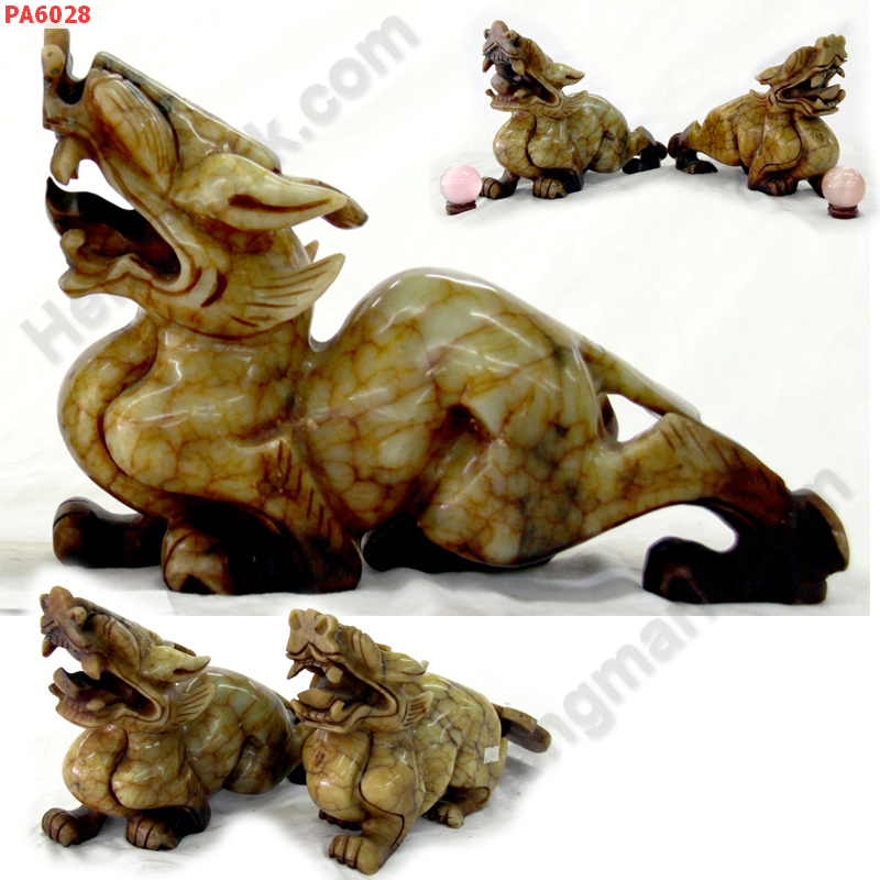 PA6028 ปี่เซียะคู่ตั้งโต๊ะ ไม่มีปีก ราคา 7900 บาท http://hengmark.com/view_product/PA6028.htm