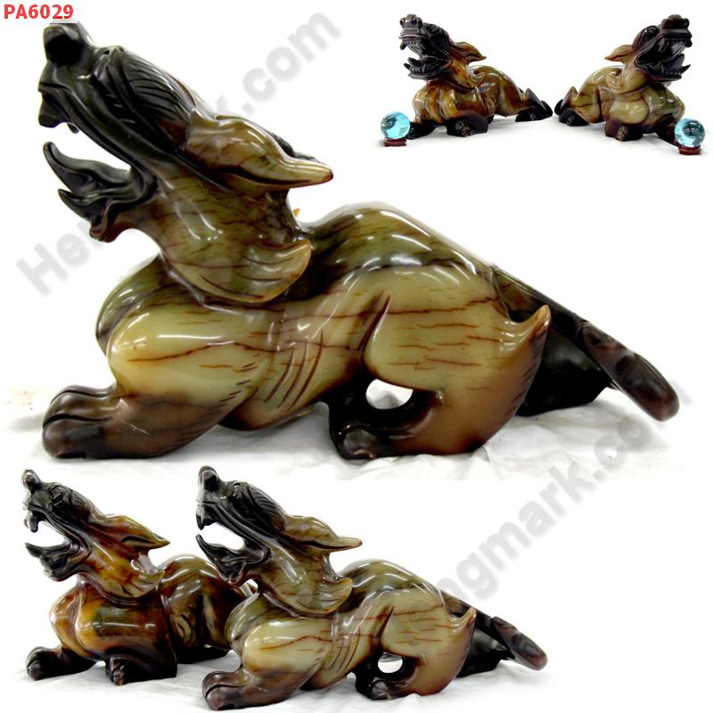 PA6029 ปี่เซียะคู่ตั้งโต๊ะ ไม่มีปีก ราคา 7900 บาท http://hengmark.com/view_product/PA6029.htm