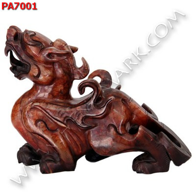 PA7001 ปี่เซียะ คู่ตั้งโต๊ะ หินสีแดง ราคา 16900 บาท http://hengmark.com/view_product/PA7001.htm