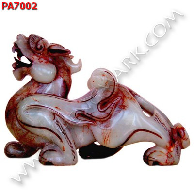 PA7002 ปี่เซียะคู่ตั้งโต๊ะ เนื้อหินหยก ราคา 12900 บาท http://hengmark.com/view_product/PA7002.htm