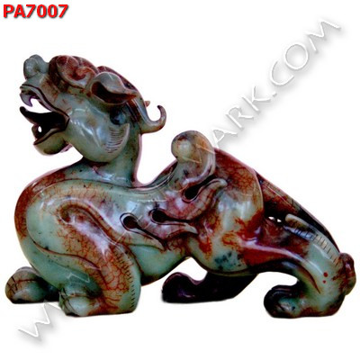 PA7007 ปี่เซียะคู่ตั้งโต๊ะ เนื้อหินหยก ราคา 12900 บาท http://hengmark.com/view_product/PA7007.htm