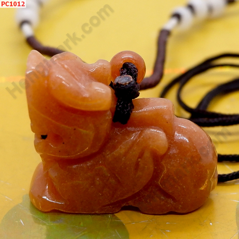 PC1012 สร้อยคอปี่เซียะ หินสีน้ำผึ้ง ราคา 199 บาท http://hengmark.com/view_product/PC1012.htm