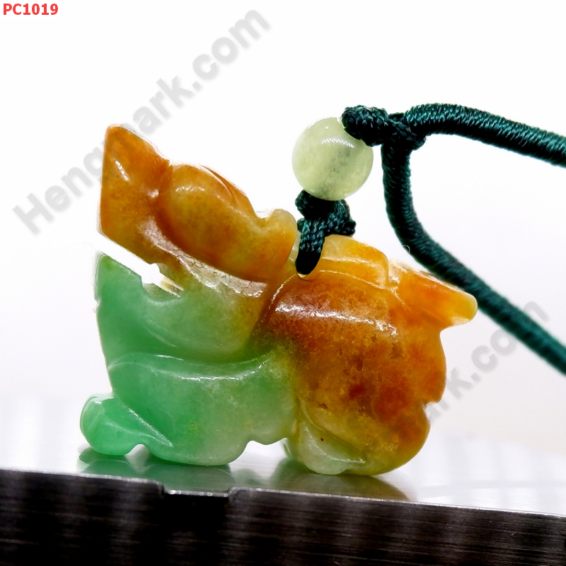 PC1019 สร้อยคอปี่เซียะ หยกสามสี ราคา 199 บาท http://hengmark.com/view_product/PC1019.htm