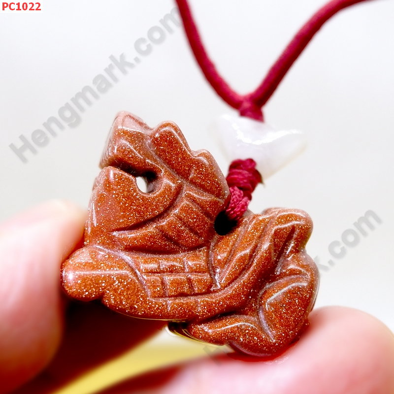 PC1022 สร้อยคอปี่เซียะ หินทรายทอง ราคา 199 บาท http://hengmark.com/view_product/PC1022.htm