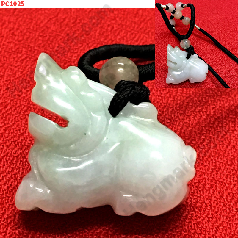 PC1025 สร้อยคอปี่เซียะ หยกเขียวเนื้อละเอียด ราคา 199 บาท http://hengmark.com/view_product/PC1025.htm