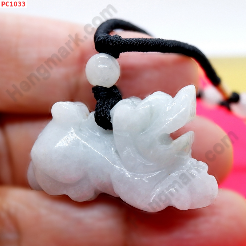 PC1033 ปี่เซียะหยกขาวอมเขียว พร้อมสร้อยเชือก ราคา 199 บาท http://hengmark.com/view_product/PC1033.htm