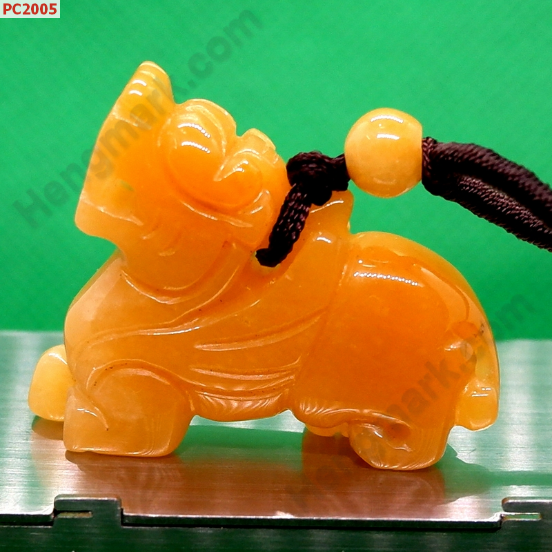 PC2005 สร้อยคอปี่เซียะหยกเหลือง ราคา 299 บาท http://hengmark.com/view_product/PC2005.htm