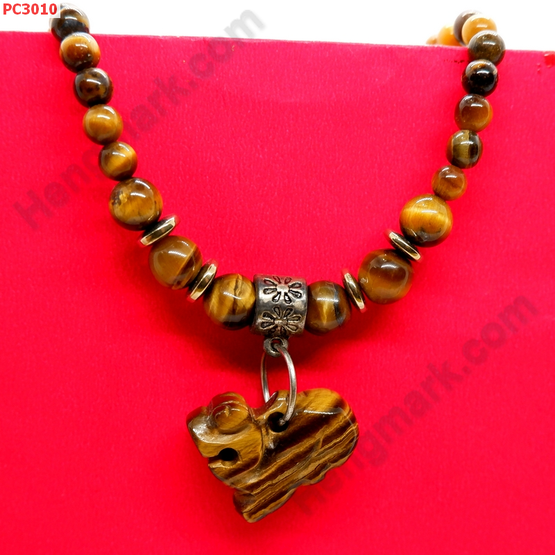 PC3010 สร้อยคอ จี้ปี่เซียะหินไทเกอร์อาย ราคา 349 บาท http://hengmark.com/view_product/PC3010.htm
