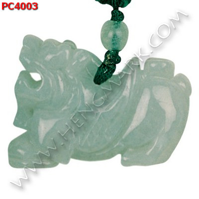 PC4003 สร้อยคอปี่เซียะหยกขาวอมเขียว ราคา 499 บาท http://hengmark.com/view_product/PC4003.htm