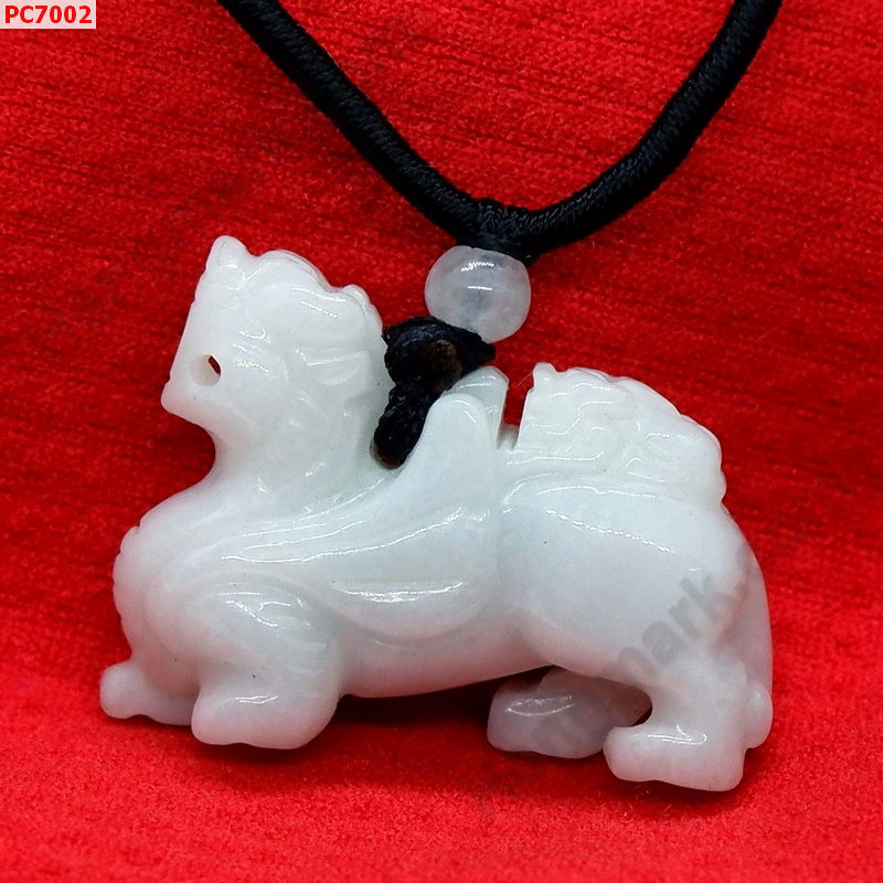 PC7002 สร้อยคอปี่เซียะแม่ลูกหยกขาว ราคา 799 บาท http://hengmark.com/view_product/PC7002.htm