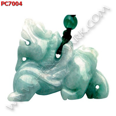 PC7004 สร้อยคอปี่เซียะหยกขาวอมเขียว ราคา 599 บาท http://hengmark.com/view_product/PC7004.htm