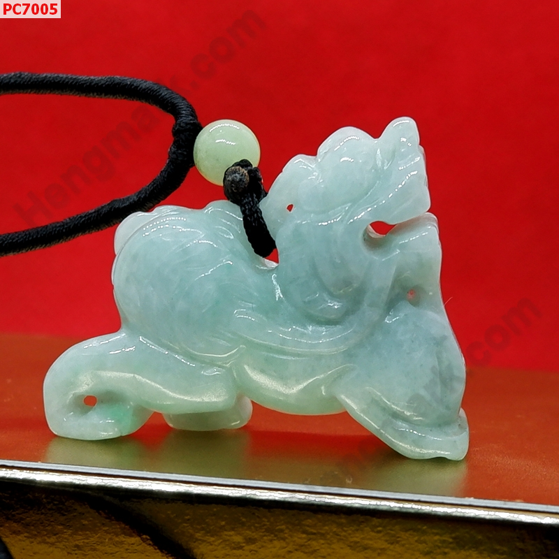 PC7005 ปี่เซียะหยกอย่างดี พร้อมสร้อยคอเชือก ราคา 999 บาท http://hengmark.com/view_product/PC7005.htm