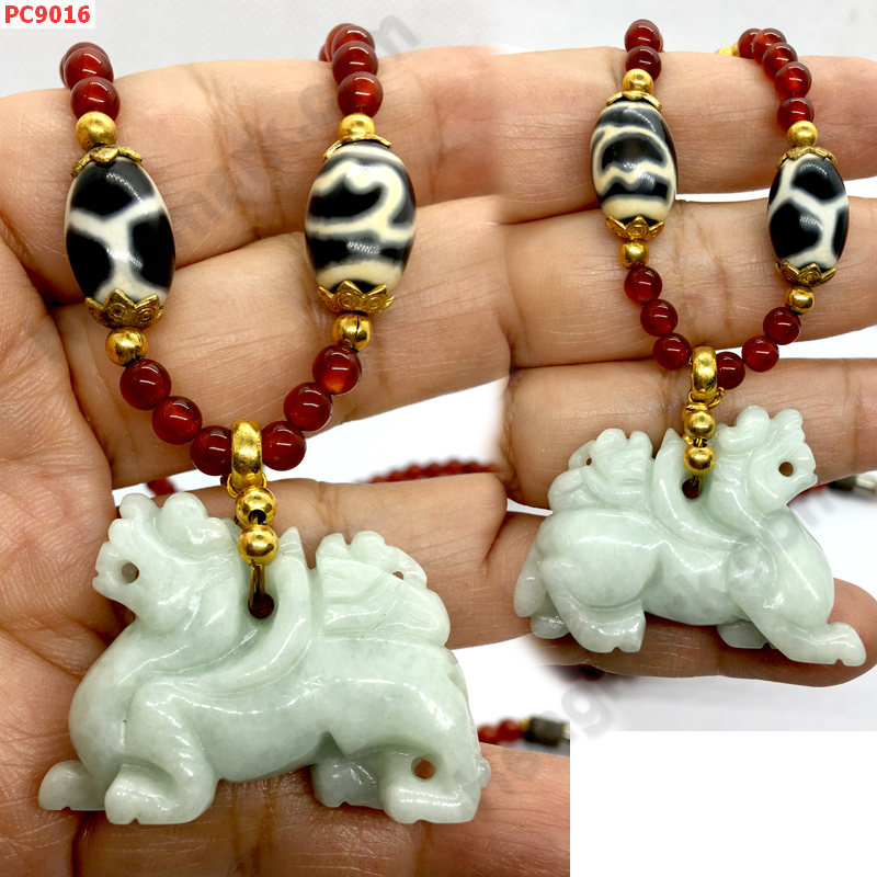 PC9016 ปี่เซ๊ยะแม่ลูกหยก พร้อมสร้อยคอหิน ราคา 2499 บาท http://hengmark.com/view_product/PC9016.htm