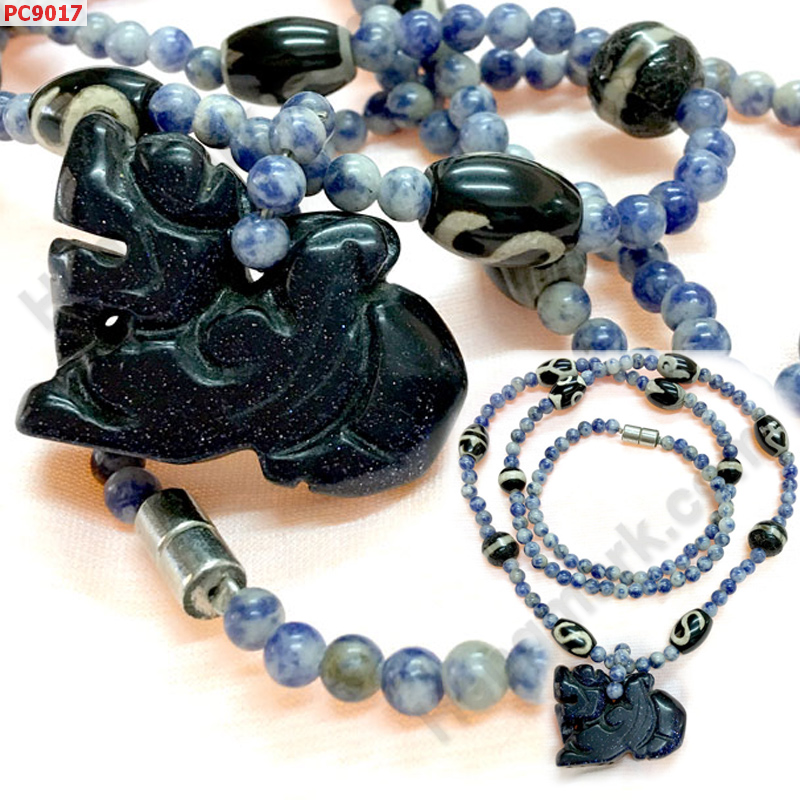 PC9017 ปี่เซียะทรายเงิน พร้อมสร้อยคอหิน ราคา 1099 บาท http://hengmark.com/view_product/PC9017.htm