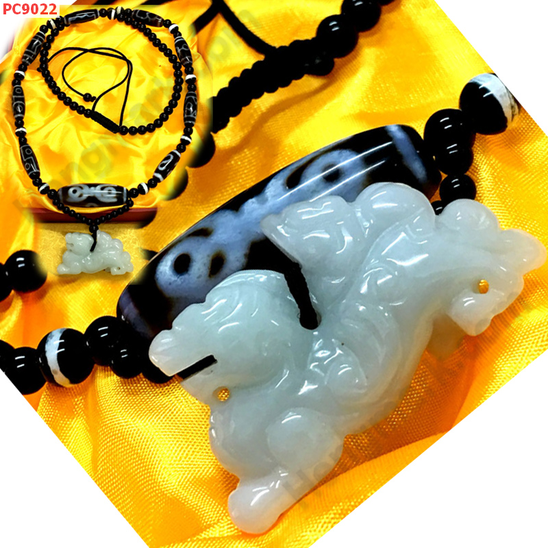 PC9022 ปี่เซียะหยกกับหินทิเบต 8 เม็ด ราคา 4649 บาท http://hengmark.com/view_product/PC9022.htm