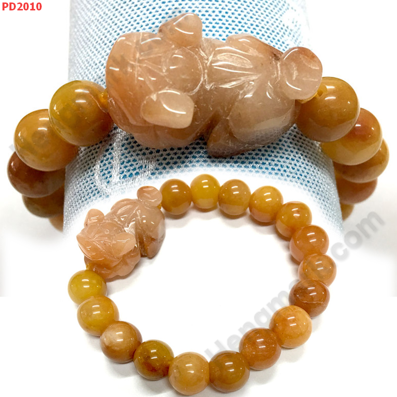 PD2010 สร้อยข้อมือปี่เซียะหยกน้ำผึ้ง ราคา 299 บาท http://hengmark.com/view_product/PD2010.htm