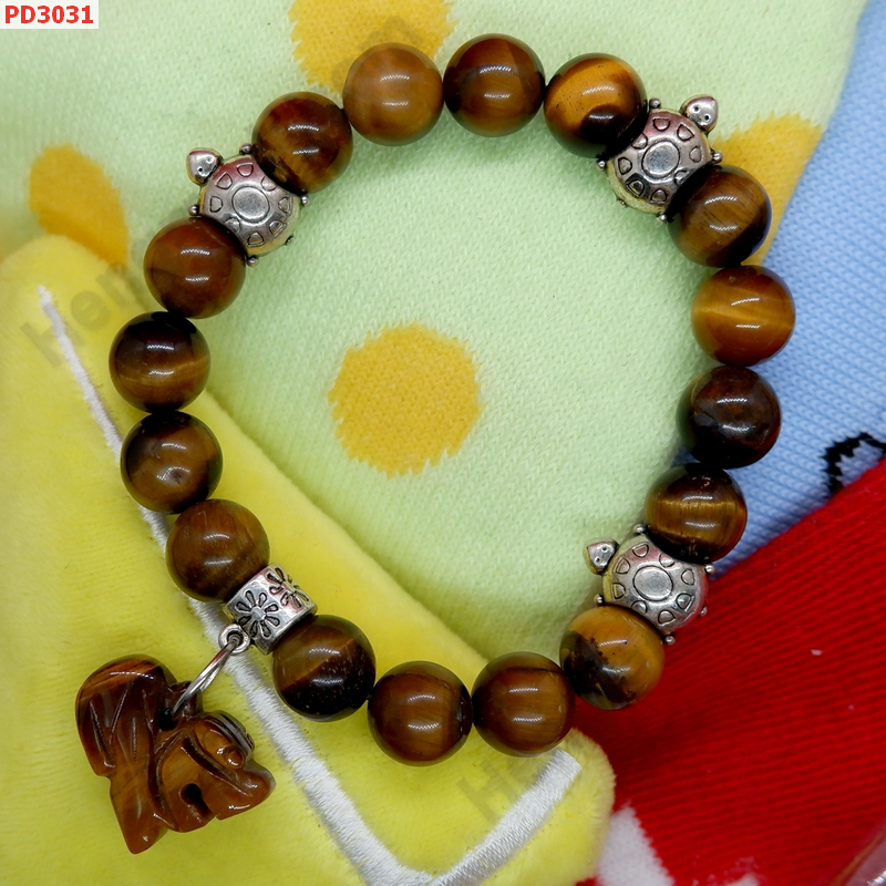 PD3031 สร้อยข้อมือปี่เซียะ หินไทเกอร์อายส์ ราคา 399 บาท http://hengmark.com/view_product/PD3031.htm
