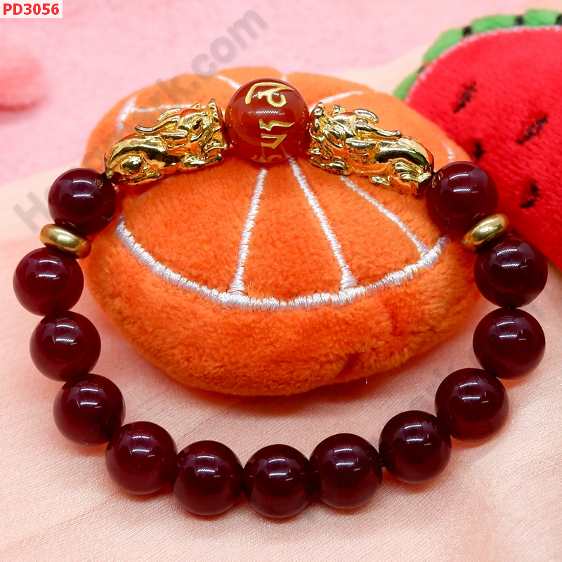 PD3056 สร้อยข้อมือปี่เซียะทองคู่+คาถาทิเบต ราคา 379 บาท http://hengmark.com/view_product/PD3056.htm