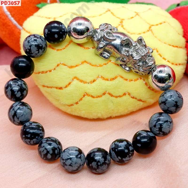 PD3057 สร้อยข้อมือปี่เซียะเงิน ราคา 399 บาท http://hengmark.com/view_product/PD3057.htm