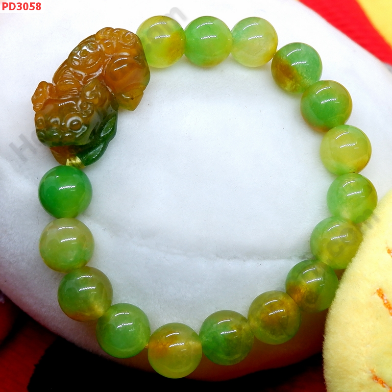 PD3058 สร้อยข้อมือปี่เซียะหิน 3 สี ราคา 399 บาท http://hengmark.com/view_product/PD3058.htm
