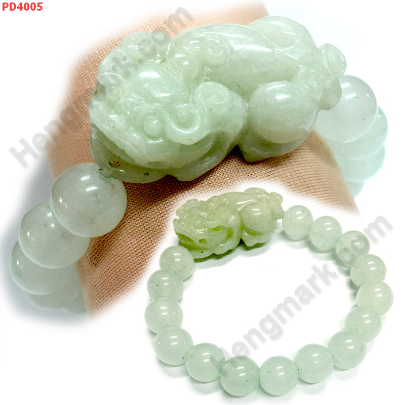 PD4005 สร้อยข้อมือปี่เซียะหยก ราคา 499 บาท http://hengmark.com/view_product/PD4005.htm