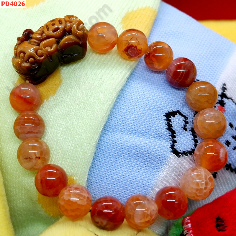 PD4026 สร้อยข้อมือปี่เซียะไทเกอร์อาย+เกล็ดมังกร ราคา 439 บาท http://hengmark.com/view_product/PD4026.htm