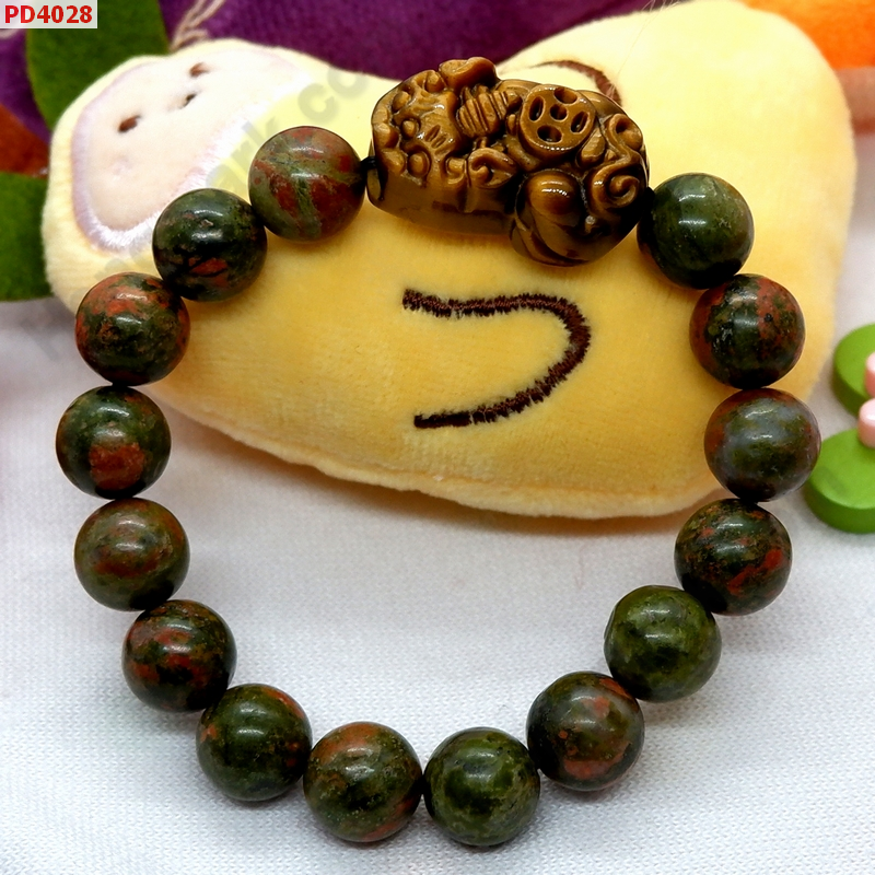 PD4028 สร้อยข้อมือปี่เซียะไทเกอร์อาย+ยูนาไค้ท์ ราคา 469 บาท http://hengmark.com/view_product/PD4028.htm