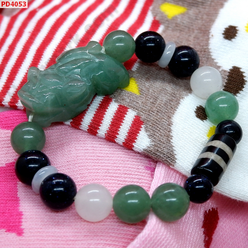 PD4053 สร้อยข้อมือปี่เซียะหยกเขียว ราคา 479 บาท http://hengmark.com/view_product/PD4053.htm