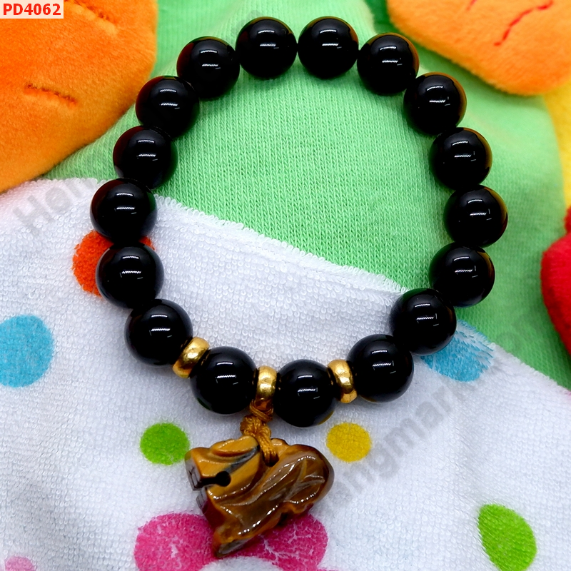 PD4062 สร้อยข้อมือปี่เซียะไทเกอร์อาย+หินอะเกตดำ ราคา 449 บาท http://hengmark.com/view_product/PD4062.htm