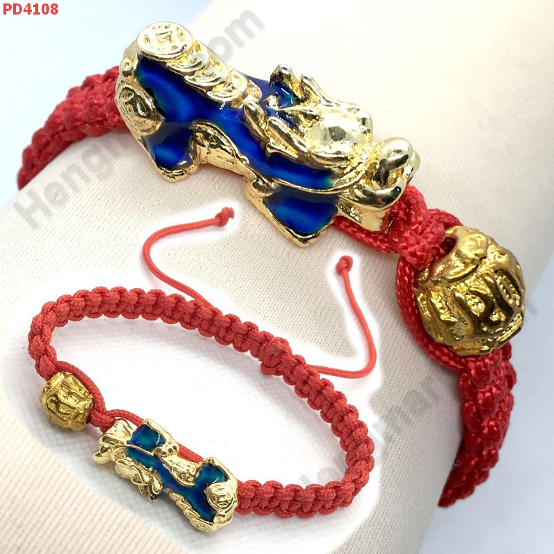 PD4108 สร้อยข้อมือปี่เซียะสีทองลงยา เปลี่ยนสีได้ ราคา 429 บาท http://hengmark.com/view_product/PD4108.htm