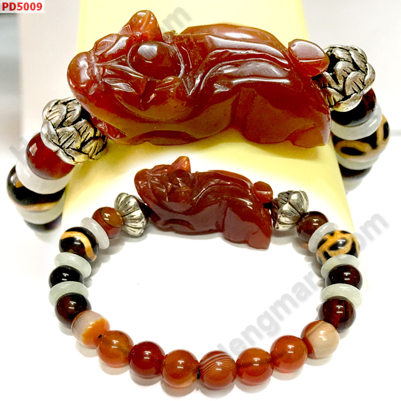 PD5009 สร้อยข้อมือปี่เซียะแดง ราคา 589 บาท http://hengmark.com/view_product/PD5009.htm