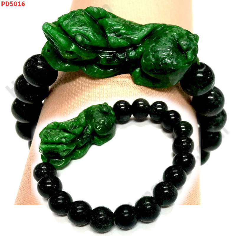 PD5016 สร้อยข้อมือปี่เซียะหยกจักรพรรดิ ราคา 569 บาท http://hengmark.com/view_product/PD5016.htm