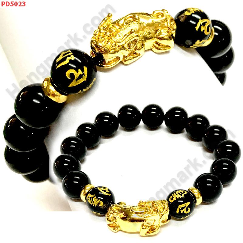 PD5023 สร้อยข้อมือปี่เซียะทอง+คาถาทิเบต ราคา 499 บาท http://hengmark.com/view_product/PD5023.htm