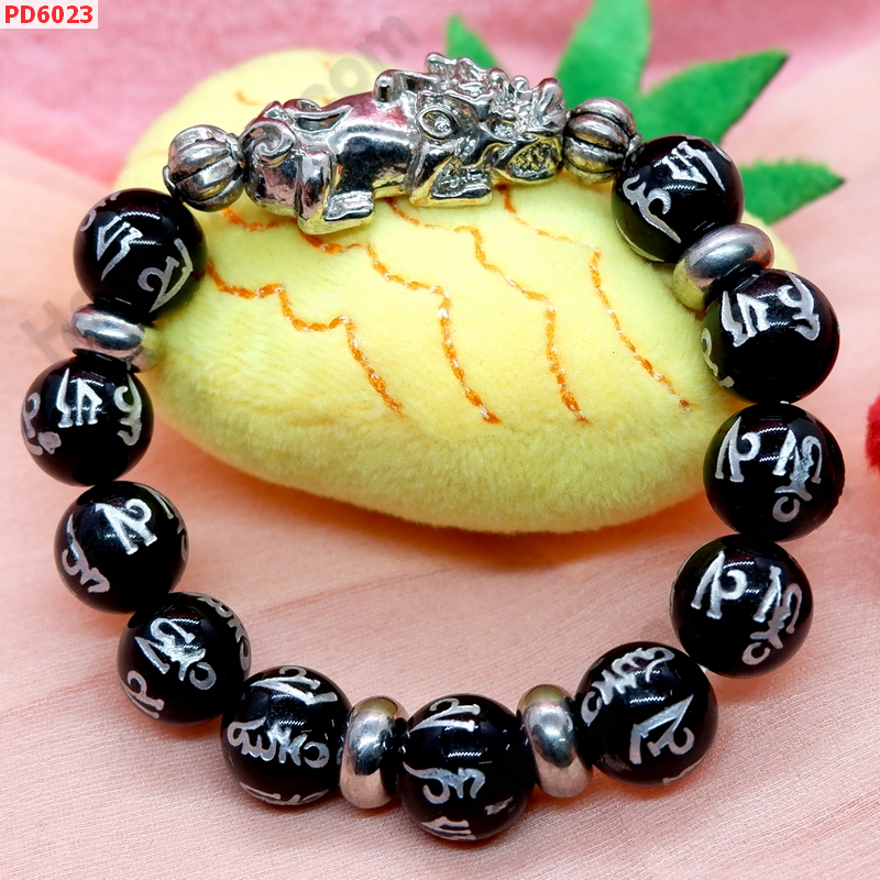 PD6023 สร้อยข้อมือปี่เซียะเงิน+คาถาทิเบต ราคา 649 บาท http://hengmark.com/view_product/PD6023.htm