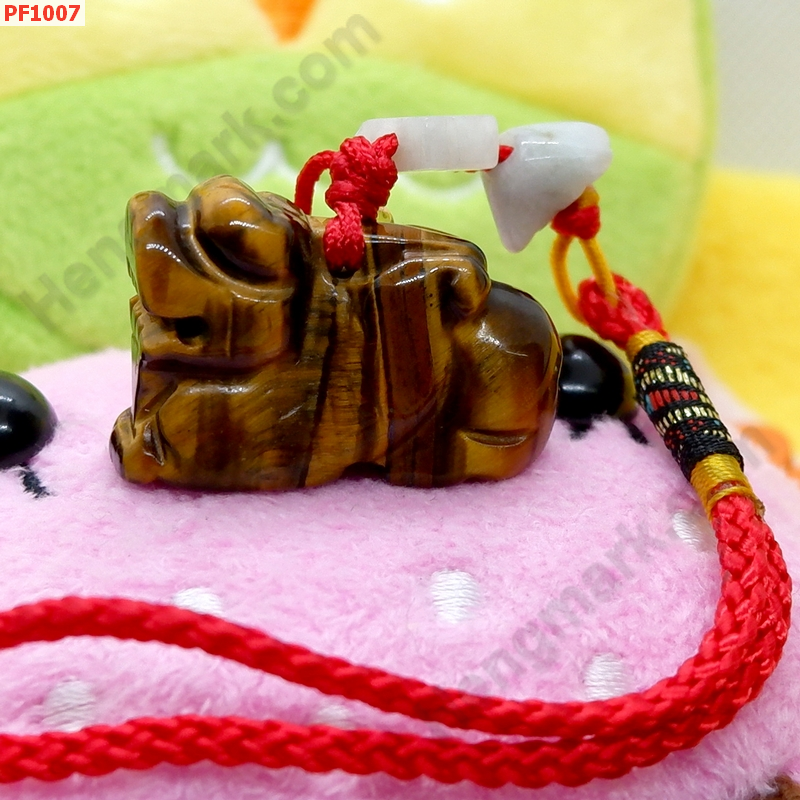 PF1007 ปี่เซียะแขวนกระเป๋า หินไทเกอร์อายส์ ราคา 199 บาท http://hengmark.com/view_product/PF1007.htm